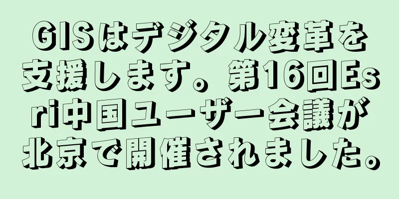 GISはデジタル変革を支援します。第16回Esri中国ユーザー会議が北京で開催されました。