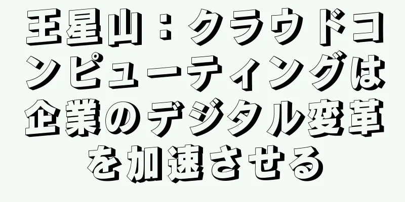 王星山：クラウドコンピューティングは企業のデジタル変革を加速させる