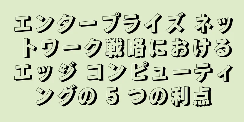 エンタープライズ ネットワーク戦略におけるエッジ コンピューティングの 5 つの利点