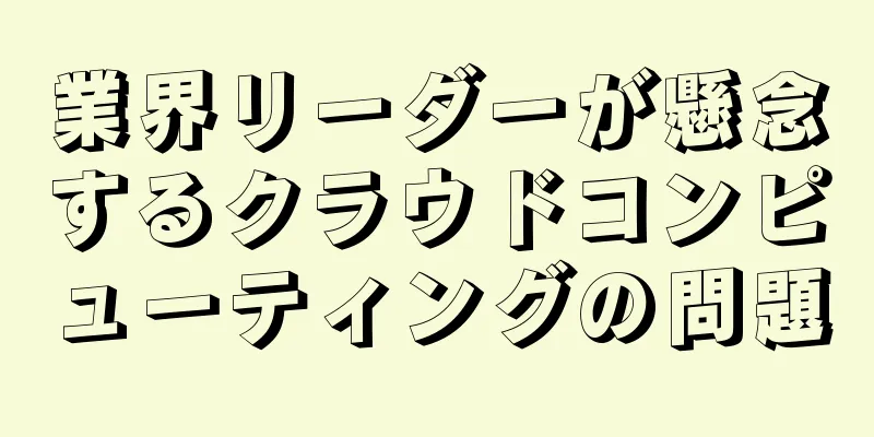 業界リーダーが懸念するクラウドコンピューティングの問題