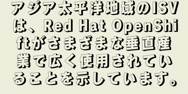 アジア太平洋地域のISVは、Red Hat OpenShiftがさまざまな垂直産業で広く使用されていることを示しています。