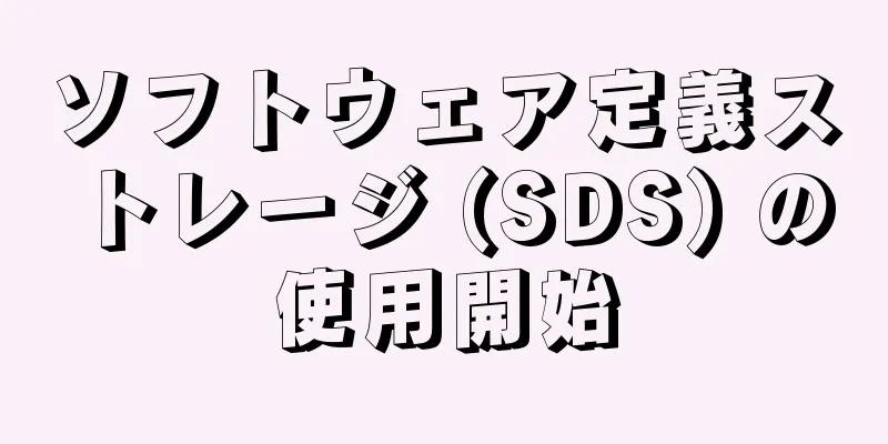 ソフトウェア定義ストレージ (SDS) の使用開始