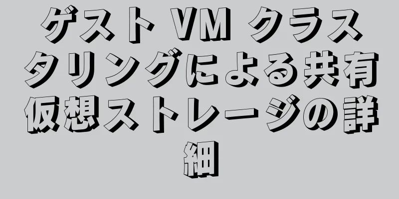 ゲスト VM クラスタリングによる共有仮想ストレージの詳細