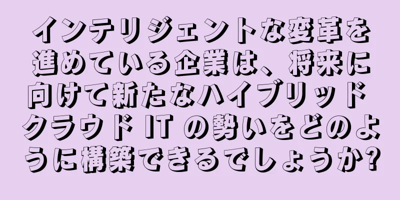 インテリジェントな変革を進めている企業は、将来に向けて新たなハイブリッド クラウド IT の勢いをどのように構築できるでしょうか?