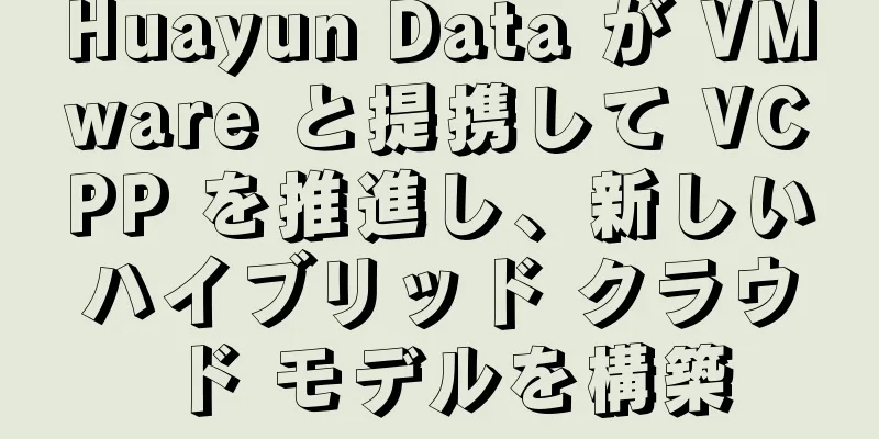 Huayun Data が VMware と提携して VCPP を推進し、新しいハイブリッド クラウド モデルを構築