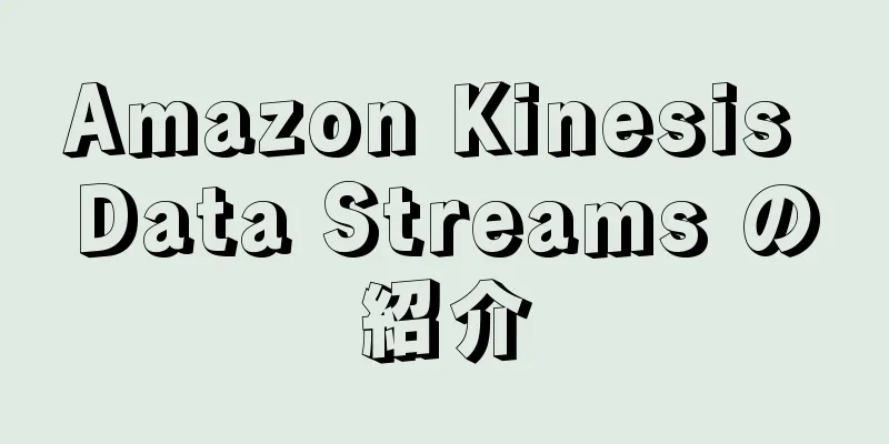 Amazon Kinesis Data Streams の紹介