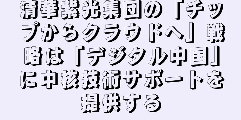 清華紫光集団の「チップからクラウドへ」戦略は「デジタル中国」に中核技術サポートを提供する