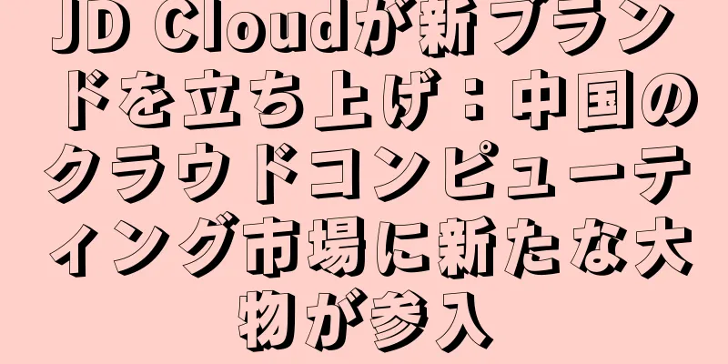 JD Cloudが新ブランドを立ち上げ：中国のクラウドコンピューティング市場に新たな大物が参入