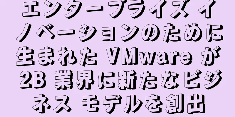 エンタープライズ イノベーションのために生まれた VMware が 2B 業界に新たなビジネス モデルを創出
