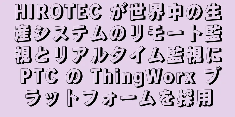 HIROTEC が世界中の生産システムのリモート監視とリアルタイム監視に PTC の ThingWorx プラットフォームを採用