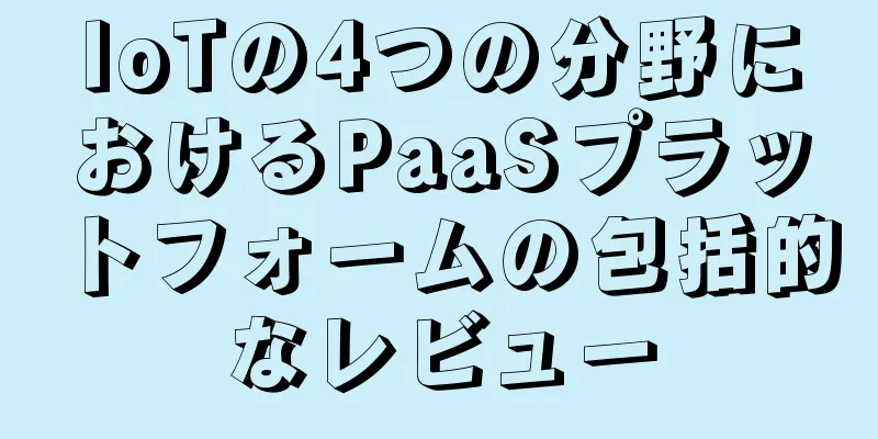 IoTの4つの分野におけるPaaSプラットフォームの包括的なレビュー