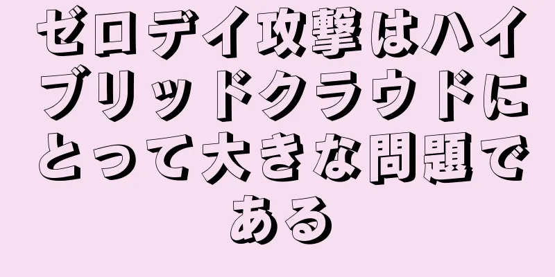 ゼロデイ攻撃はハイブリッドクラウドにとって大きな問題である