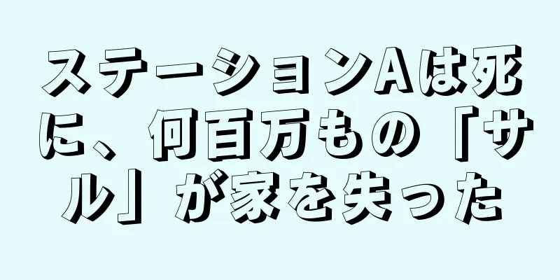 ステーションAは死に、何百万もの「サル」が家を失った