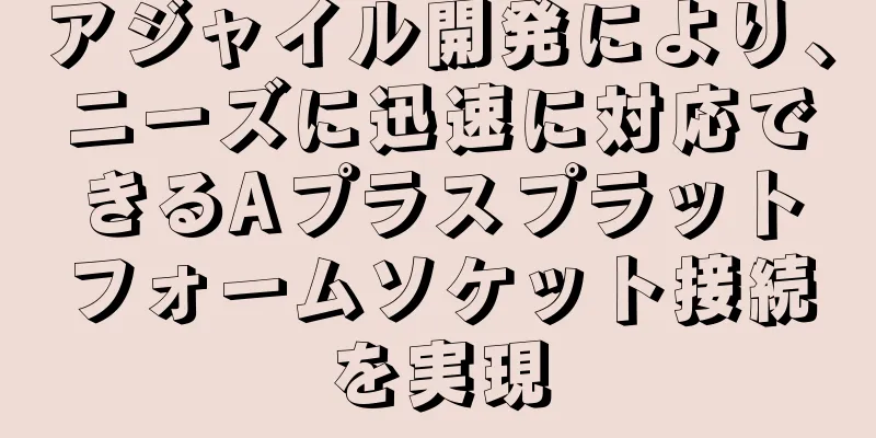アジャイル開発により、ニーズに迅速に対応できるAプラスプラットフォームソケット接続を実現