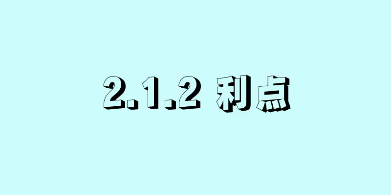 2.1.2 利点