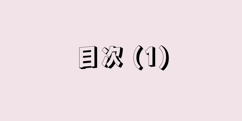 目次 (1)