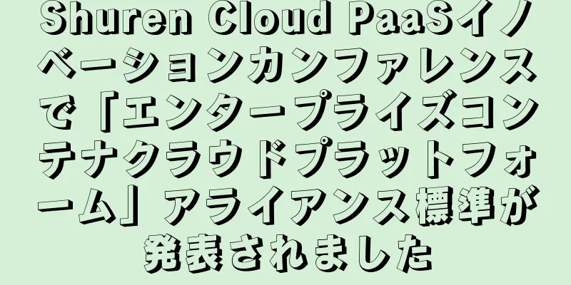 Shuren Cloud PaaSイノベーションカンファレンスで「エンタープライズコンテナクラウドプラットフォーム」アライアンス標準が発表されました