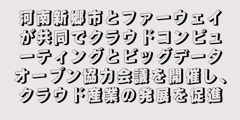 河南新郷市とファーウェイが共同でクラウドコンピューティングとビッグデータオープン協力会議を開催し、クラウド産業の発展を促進
