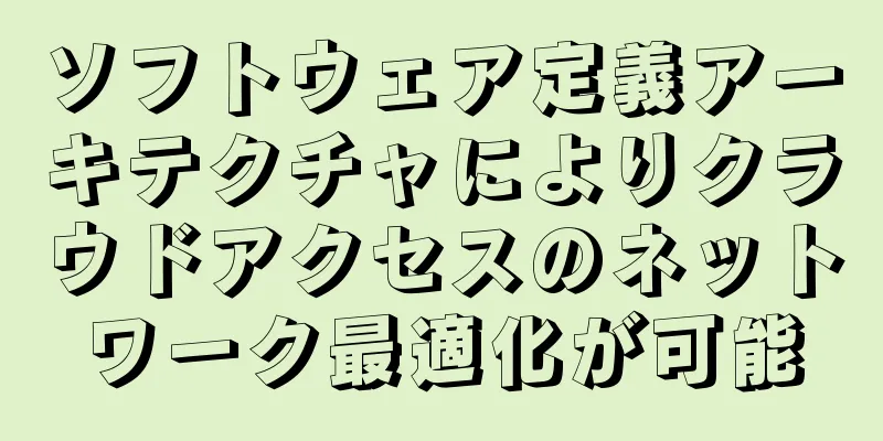 ソフトウェア定義アーキテクチャによりクラウドアクセスのネットワーク最適化が可能