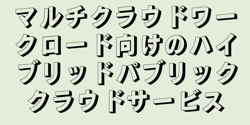 マルチクラウドワークロード向けのハイブリッドパブリッククラウドサービス