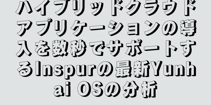 ハイブリッドクラウドアプリケーションの導入を数秒でサポートするInspurの最新Yunhai OSの分析