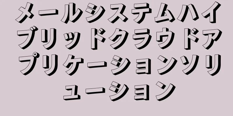 メールシステムハイブリッドクラウドアプリケーションソリューション