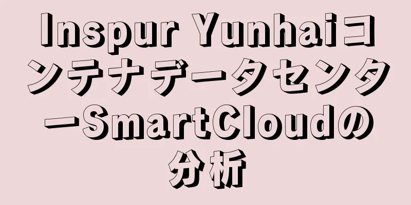 Inspur YunhaiコンテナデータセンターSmartCloudの分析