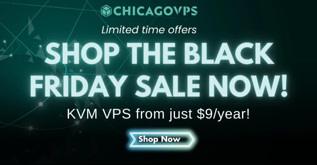 全新价格预警！芝加哥VPS服务器，超低价VPS，每年仅需9美元！