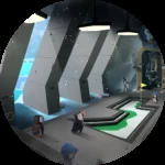 漫步迷你高尔夫冰窟