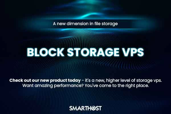 SmartHost推出块存储！