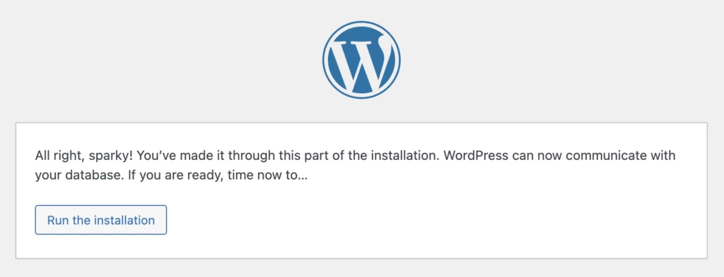 WordPress 安装
