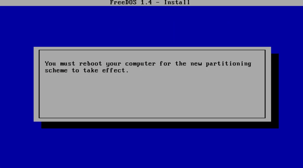 FreeDOS 1.4