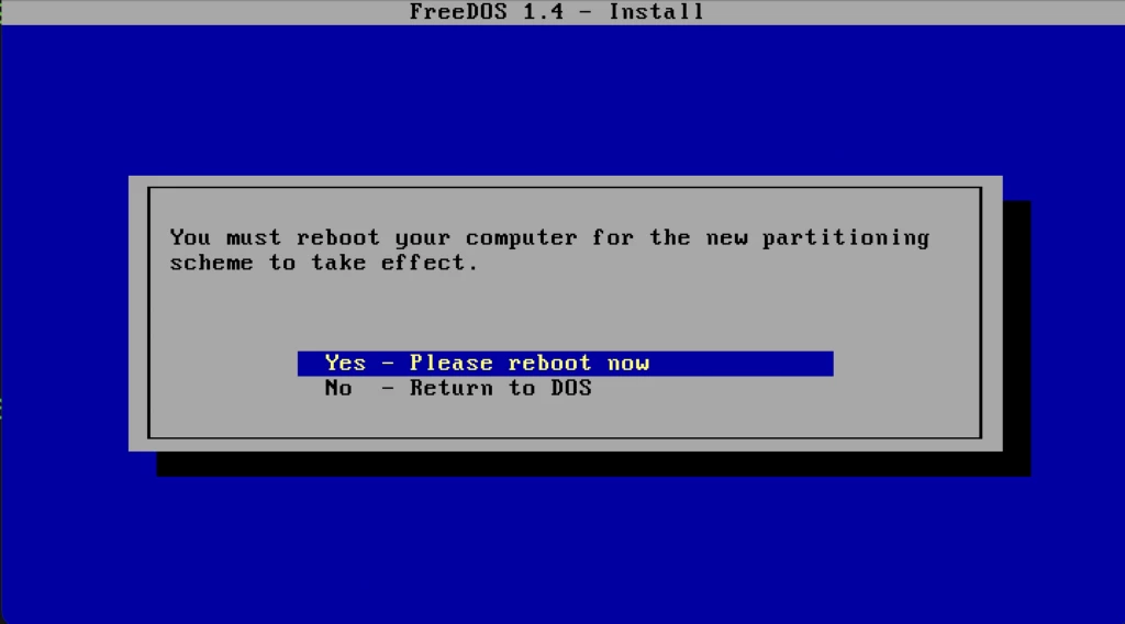 FreeDOS 1.4