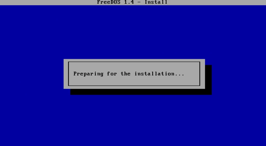 FreeDOS 1.4