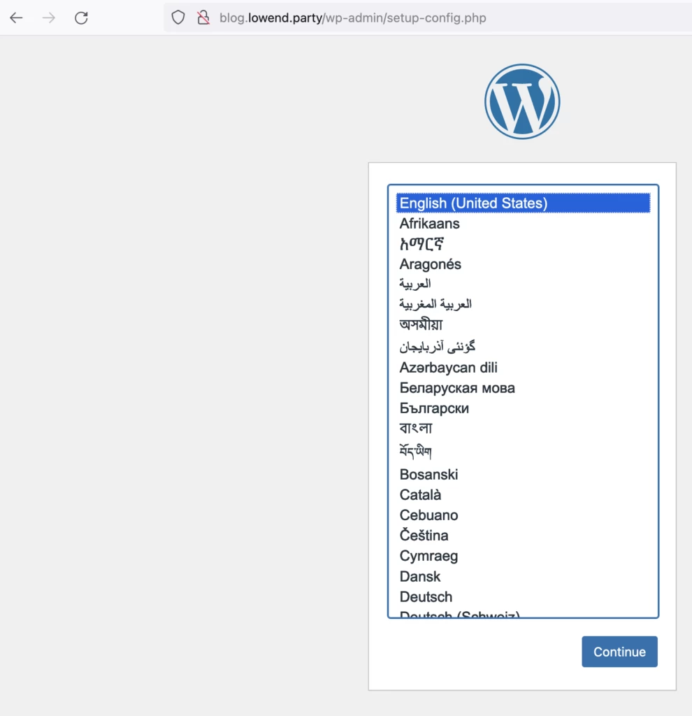 OpenBSD WordPress 欢迎