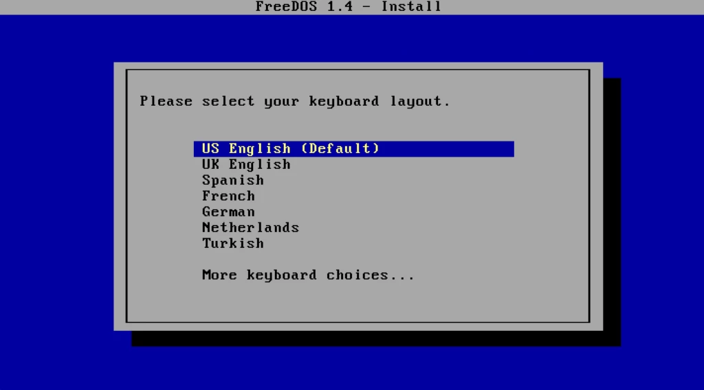 FreeDOS 1.4