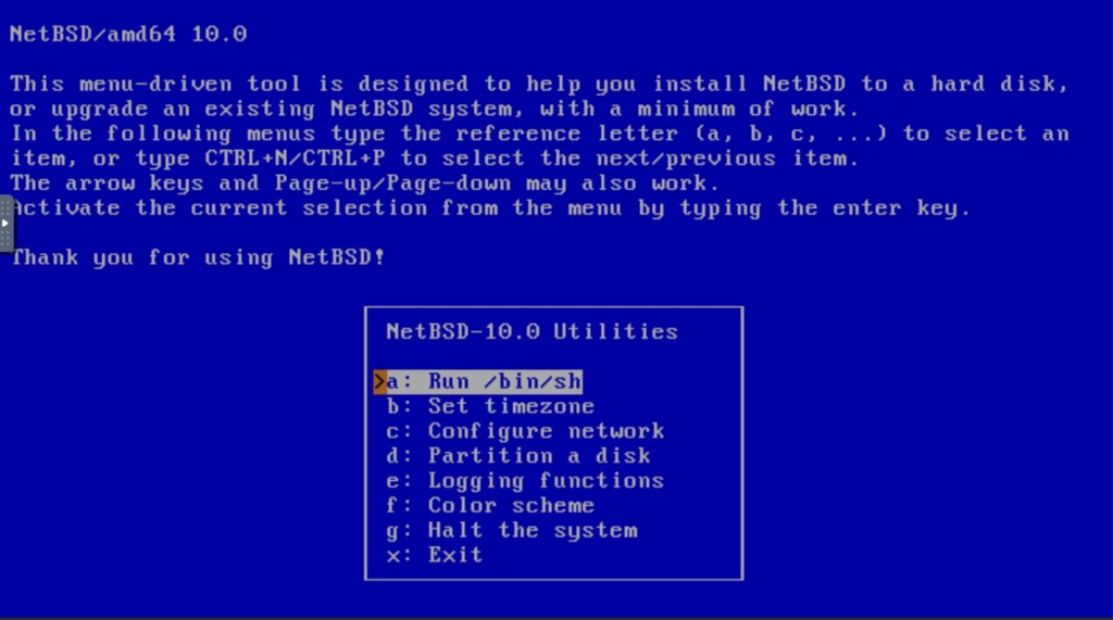 NetBSD 工具