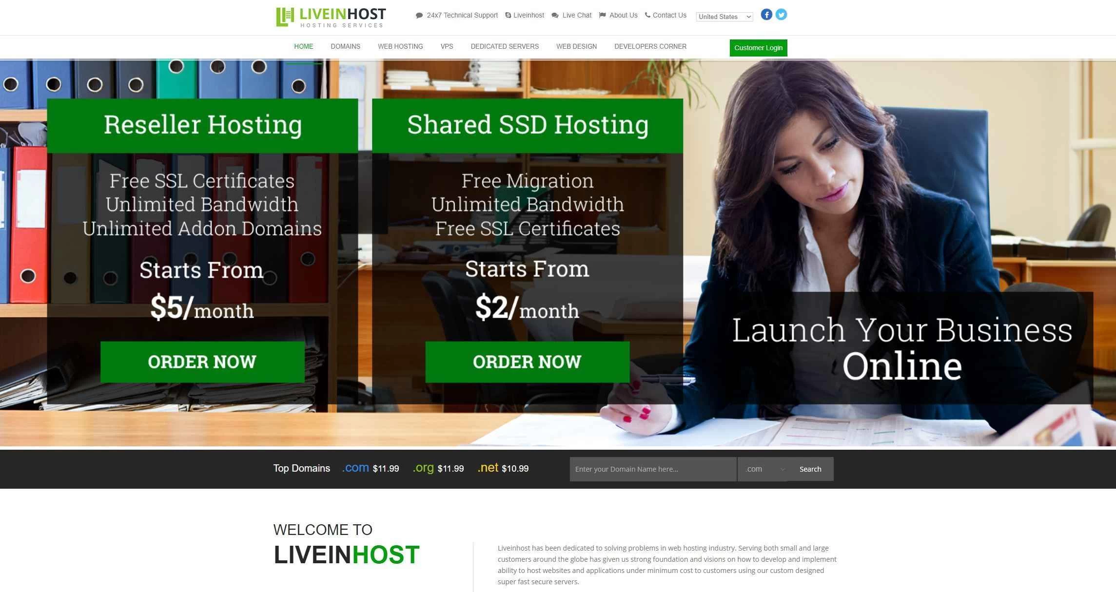 LiveinHost - 在法国、英国或加拿大，1GB OpenVZ 空间每月仅需 2 美元或每年 20 美元，还有更多其他选择